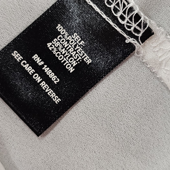 Torrid Harper white georgette lace button loop blouse - Picture 8 of 8